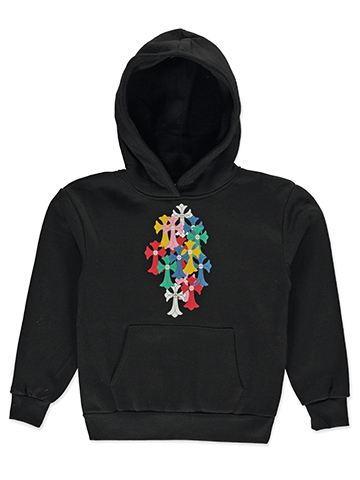 Navy Yard Boys' Multicolor Cross Hoodie - CookiesKids.com