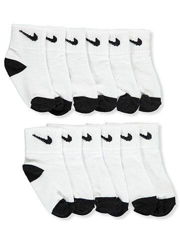 Nike Baby Boys' 6-Pack Quarter Crew Socks - CookiesKids.com