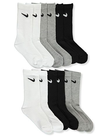 Nike Unisex Kids 6-Pack Crew Socks - CookiesKids.com