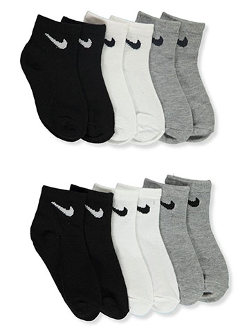 Nike Kids Unisex 6-Pack Lightweight Ankle Socks - CookiesKids.com