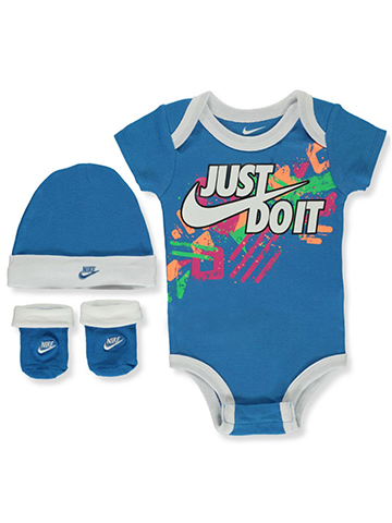 Nike Baby Boys' 3-Piece Graffiti Layette Box Set - CookiesKids.com