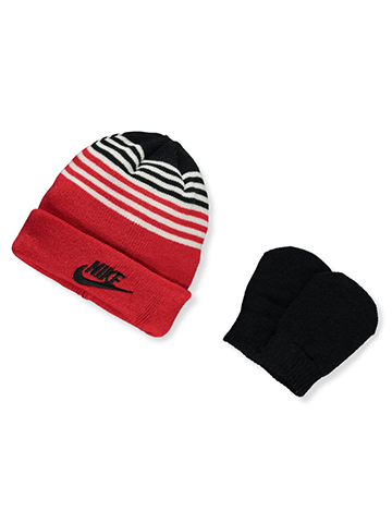 Nike Boys' 2-Piece Cap With Mittens Set - CookiesKids.com