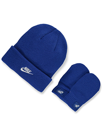Nike Baby Boys' 2-Piece Cap With Mittens Set - CookiesKids.com
