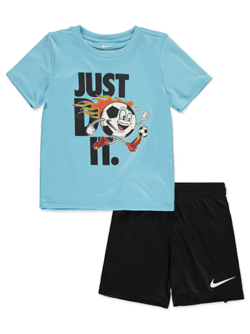 Nike Boys' 2-Piece Basketball Shorts Set Outfit - CookiesKids.com