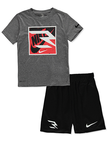Nike Russell Wilson Boys' 2-Piece Shorts Set Outfit - CookiesKids.com