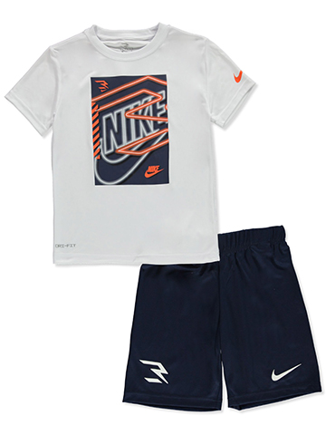 Nike Russell Wilson Boys' 2-Piece Shorts Set Outfit - CookiesKids.com