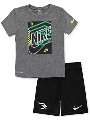 Nike Russell Wilson Boys' 2-Piece Shorts Set Outfit - CookiesKids.com