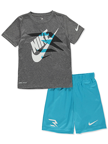 Nike Russell Wilson Boys' 2-Piece Shorts Set Outfit - CookiesKids.com