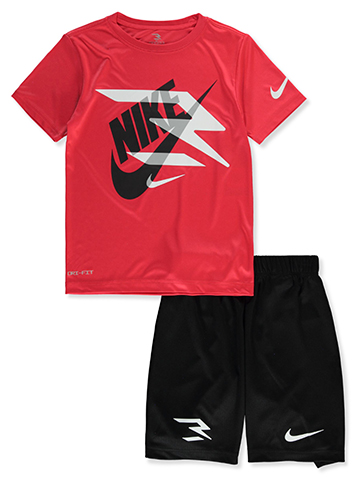 Nike Russell Wilson Boys' 2-Piece Shorts Set Outfit - CookiesKids.com