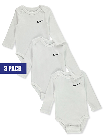 Nike Baby Boys' 3-Pack L/S Bodysuits - CookiesKids.com