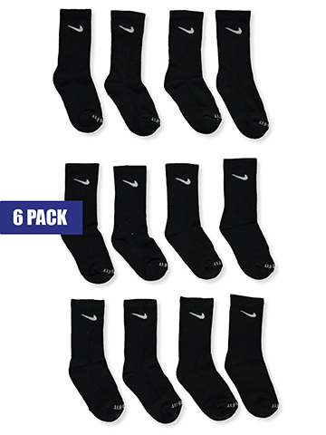 Nike Boys' 6-Pack Cushioned Crew Socks - CookiesKids.com