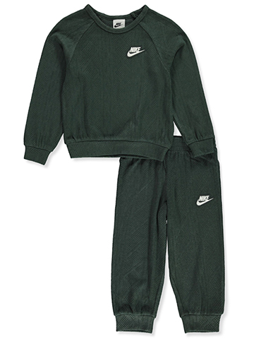 Nike Boys' 2-Piece Cable Knit Joggers Set Outfit - CookiesKids.com