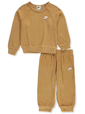 Nike Boys' 2-Piece Cable Knit Joggers Set Outfit - CookiesKids.com