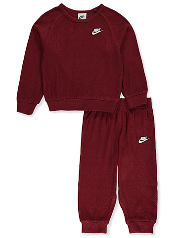 Nike Boys' 2-Piece Cable Knit Joggers Set Outfit - CookiesKids.com