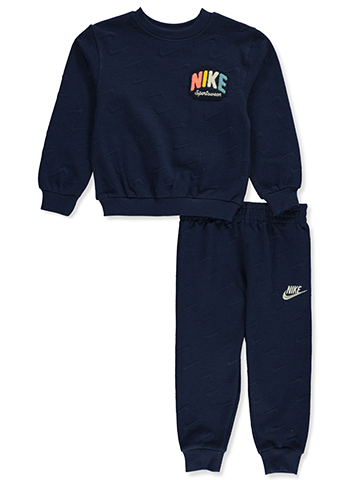 Nike Boys' 2-Piece Jacquard Joggers Set Outfit - CookiesKids.com