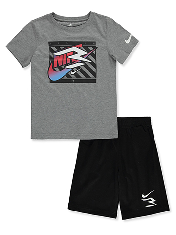 Nike Russell Wilson Boys' 2-Piece Shorts Set Outfit - CookiesKids.com