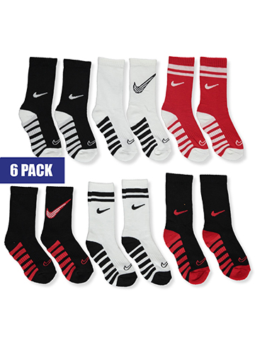 Nike Boys' 6-Pack Crew Socks - CookiesKids.com