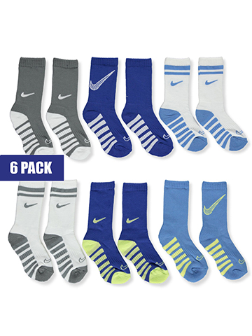 Nike Boys' 6-Pack Crew Socks - CookiesKids.com
