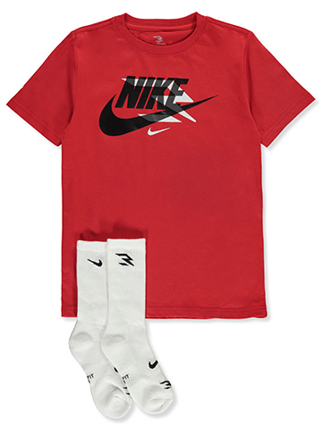 Nike Russell Wilson Boys' 2-Piece Socks and T-Shirt Set - CookiesKids.com