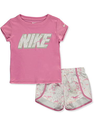 Nike Girls' 2-Piece Shorts Set Outfit - CookiesKids.com