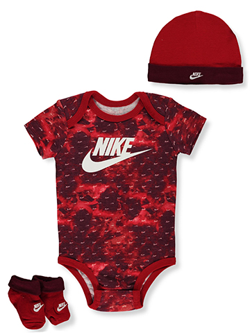 Nike Baby Boys 3-Piece Box Gift Layette Set - CookiesKids.com