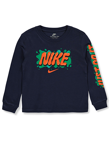 Nike Boys' Basketball Long-Sleeve T-Shirt - CookiesKids.com
