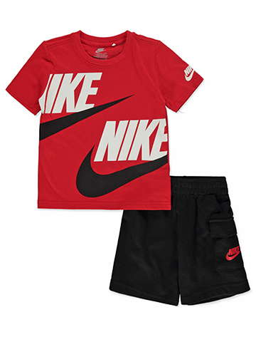 Nike Boys' 2-Piece Futura Shorts Set Outfit - CookiesKids.com