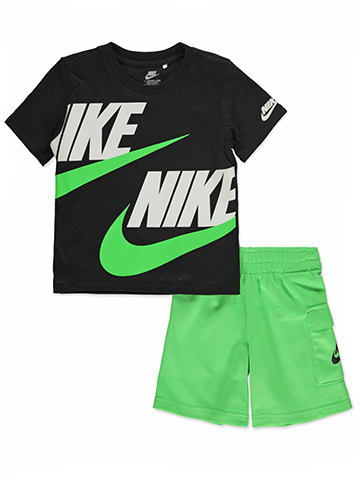 Nike Boys' 2-Piece Futura Shorts Set Outfit - CookiesKids.com