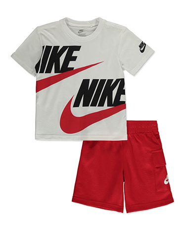 Nike Boys' 2-Piece Futura Shorts Set Outfit - CookiesKids.com