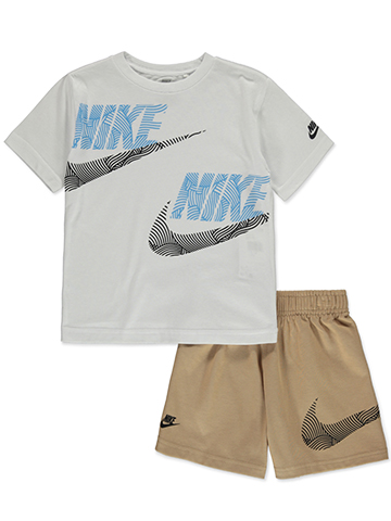 Nike Boys' 2-Piece Swoosh Shorts Set Outfit - CookiesKids.com