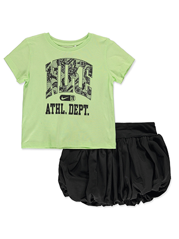 Nike Girls' 2-Piece Scooter Skirt Set Outfit - CookiesKids.com