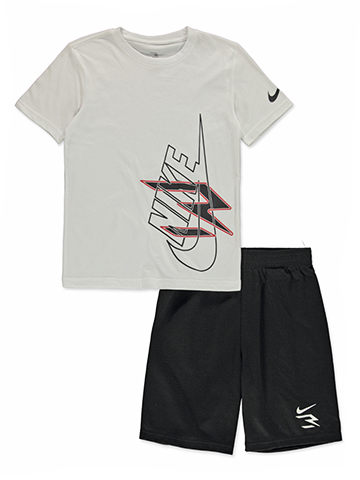 Nike Boys' 2-Piece Russell Wilson Shorts Set Outfit - CookiesKids.com