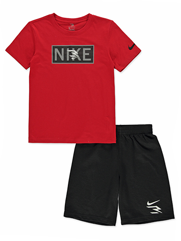 Nike Boys' 2-Piece Russel Wilson Shorts Set Outfit - CookiesKids.com