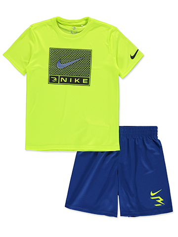 Nike Boys' 2-Piece Russel Wilson Shorts Set Outfit - CookiesKids.com