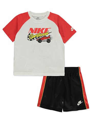 Nike Boys' 2-Piece Racer Shorts Set Outfit - CookiesKids.com