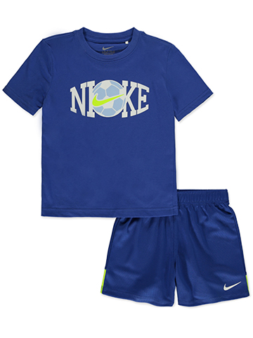 Nike Boys' 2-Piece Soccer Shorts Set Outfit - CookiesKids.com