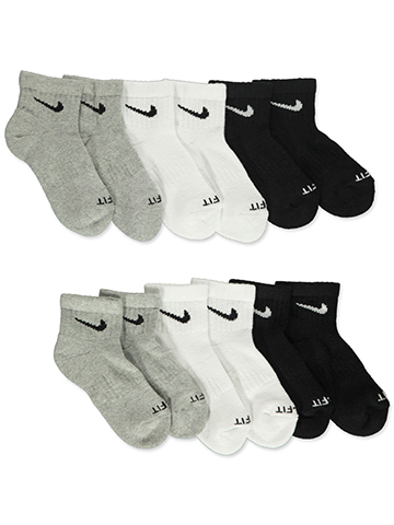 Nike Boys' 6-Pack Cushioned Ankle Socks - CookiesKids.com
