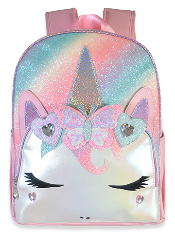 OMG Accessories Girls' Gem Glitter Mini Backpack - CookiesKids.com