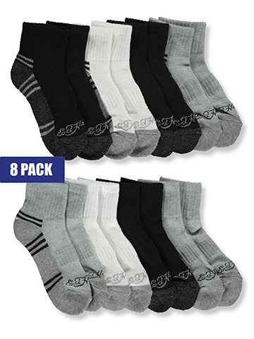 Aeropostale Boys' 8-Pack Quarter Socks - CookiesKids.com