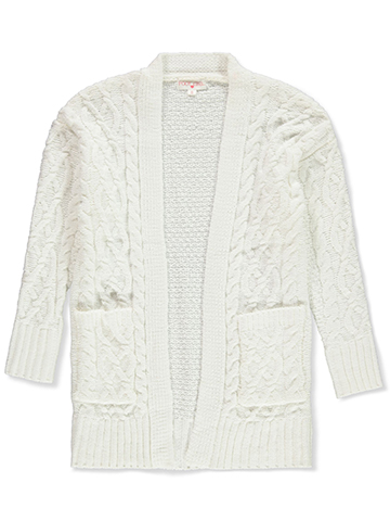 Poof Girl Girls' Open Cardigan - CookiesKids.com