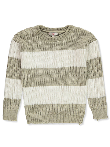 Poof Girl Girls' Striped Rugby Sweater - CookiesKids.com