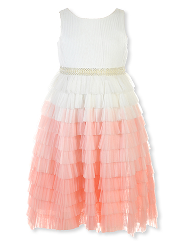 American Princess Girls' Tiered Dress - CookiesKids.com