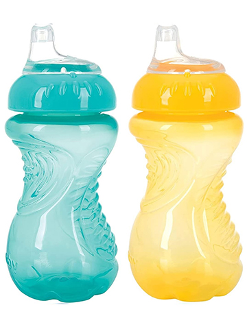 Nuby Easy Grip Spout Cup 2-Pack (10 oz.) - CookiesKids.com