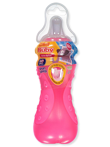 Nuby “Bubble Grips” Sport Sipper (10 oz.) - CookiesKids.com