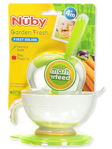 Nuby Mash N’ Feed™ 4-Piece Set - CookiesKids.com