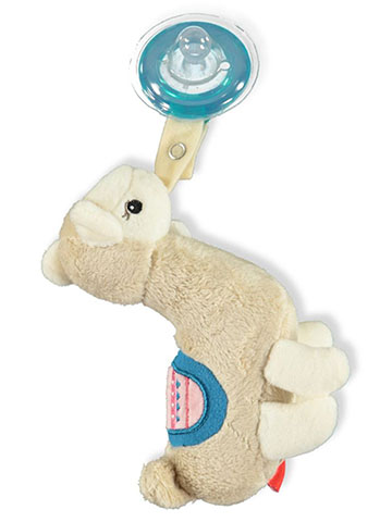 Nuby Llama Plush Toy Pacifier - CookiesKids.com