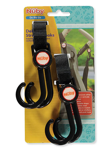 Nuby Baby 2-Pack Deluxe Stroller Hooks - CookiesKids.com