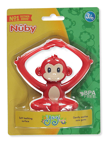 Nuby Baby Silicone Monkey Teether - CookiesKids.com