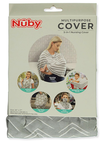 Nuby Girls' 5-in-1 Multi-Purpose Nursing Cover - CookiesKids.com