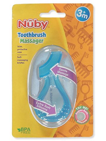 Nuby Baby Toothbrush Massager - CookiesKids.com